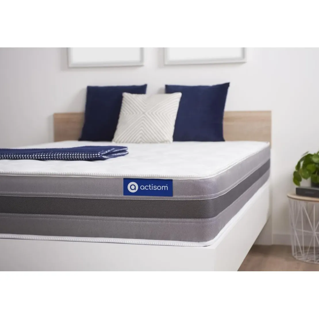 ACTISOMACTISOM Matelas Latex et memoire de forme Maxi epaisseur 5zones de confort