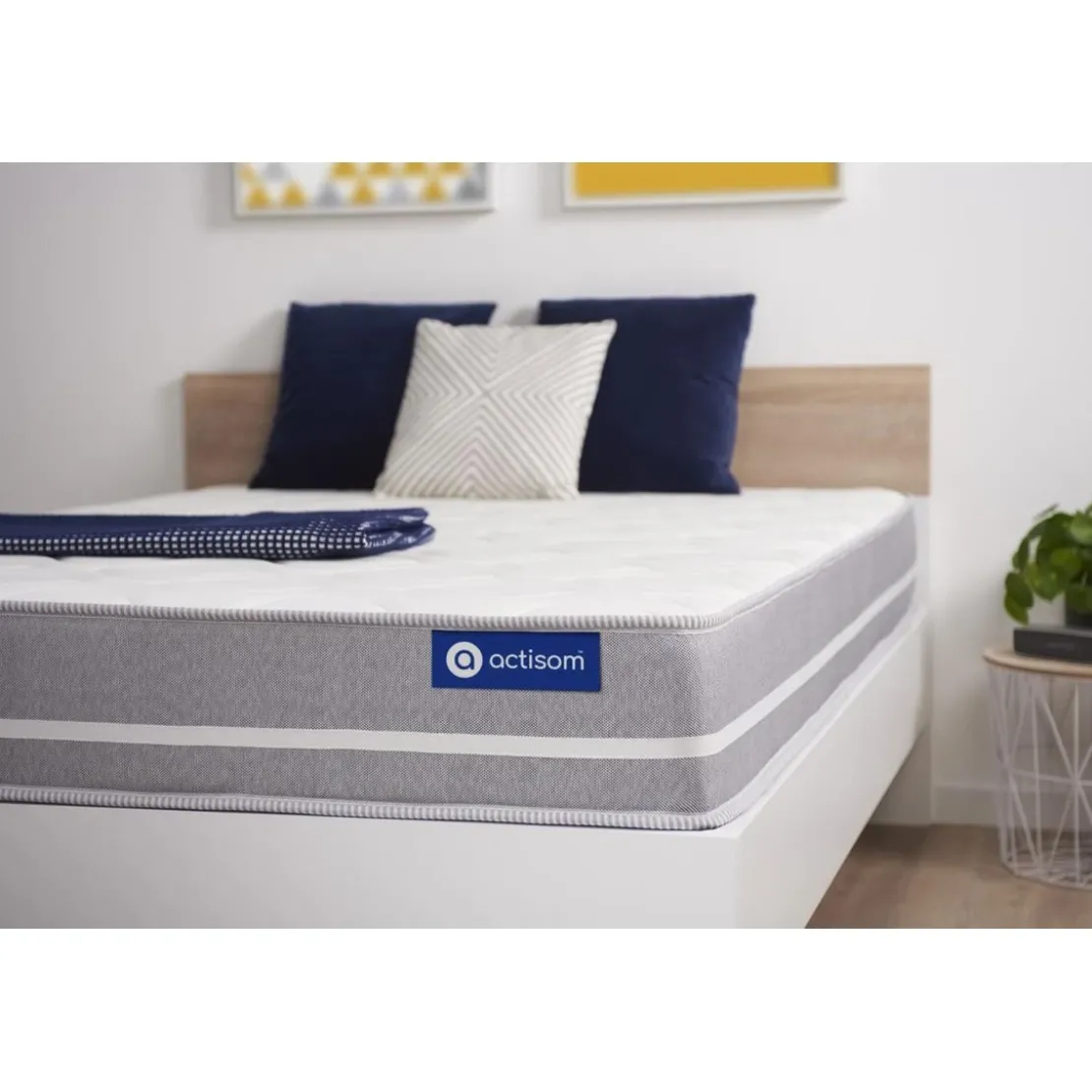 ACTISOMMatelas Latexmemoire de forme ACTILATEX TOUCH 3 zones de confort
