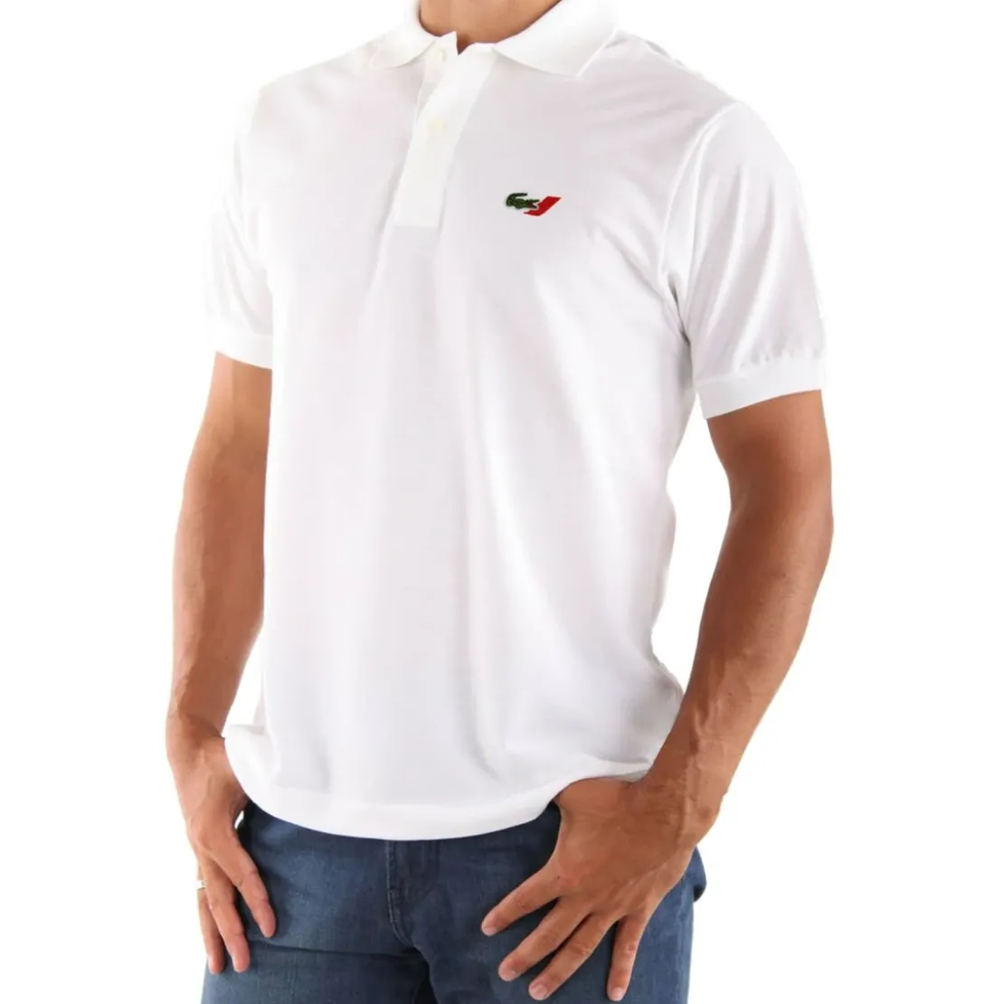 Air FrancePOLO HOMME LACOSTE AIR FRANCE blanc