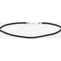 Alegria CreationsCOLLIER HOMME CUIR TRESSE - Ras de Cou