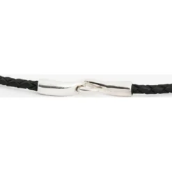 Alegria CreationsCOLLIER HOMME CUIR TRESSE - Ras de Cou