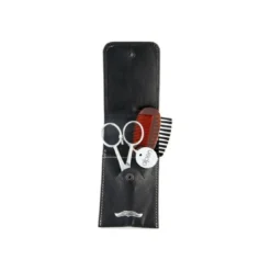 AlpenKit D'entretien Barbe & Moustache - Ciseaux + Peigne-Brosse