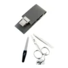 AlpenSet Noir Ongles & Epilation - Lime, Ciseaux, Pince1 Lime, 1 paire de Ciseaux à  ongles, 1 Pince à  épiler