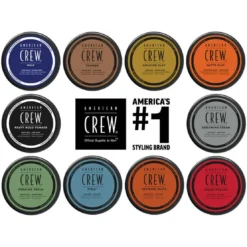 American CrewCire pour Cheveux Homme Fixation Souple & Brillance Élevée85 g