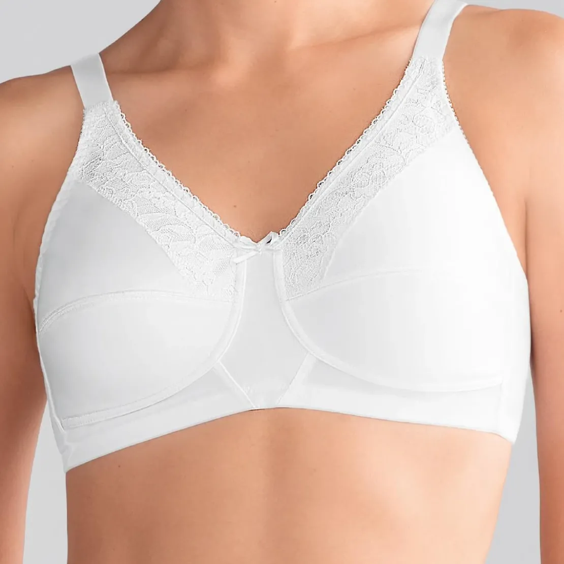 Amoena LingerieSoutien gorge triangle sans armatures - Blanc- Nancy