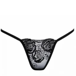 AnaisEnsemble soutien-gorge et culotte noire en dentelle- Coquine