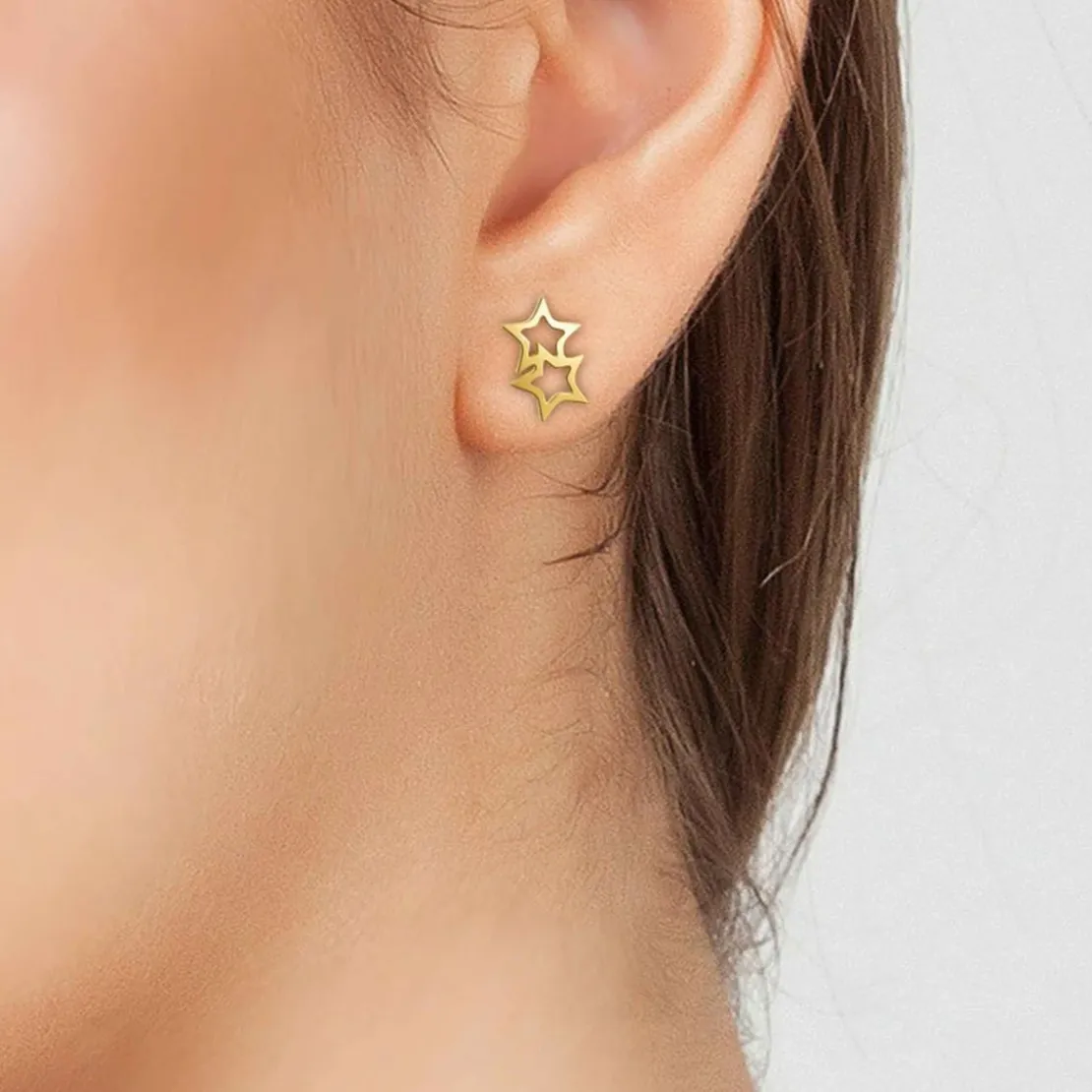 Angèle M BijouxBoucles d'oreilles - B2325-DORE - Angèle M
