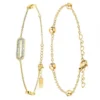 Angèle M BijouxBracelet Femme B2190+B2371-DORE