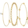 Angèle M BijouxBracelet Femme B2116-DORE+B2371-DORE+B2379-DORE - Angèle M