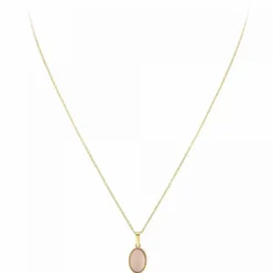 Angèle M BijouxCollier femme B2458-ROSE-QUARTZ -Angèle M
