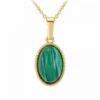 Angèle M BijouxCollier femme - B2458-MALACHITE- Angèle M