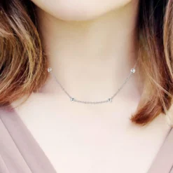 Angèle M BijouxCollier femme B2370-ARGENT - Angèle M