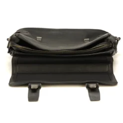 Arthur & AstonPorte-Document noir en cuir