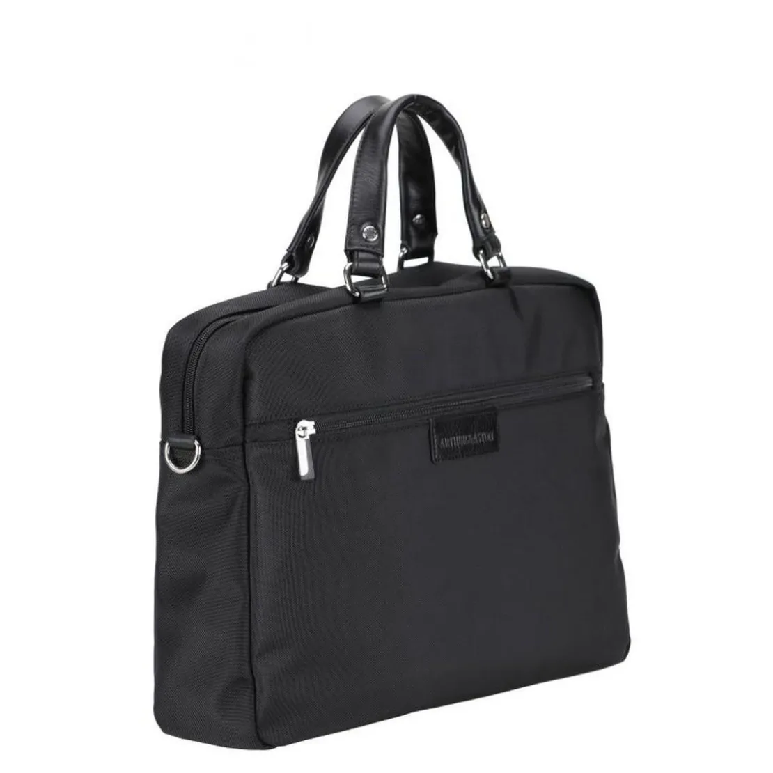 Arthur & AstonPorte documentnoir en cuir