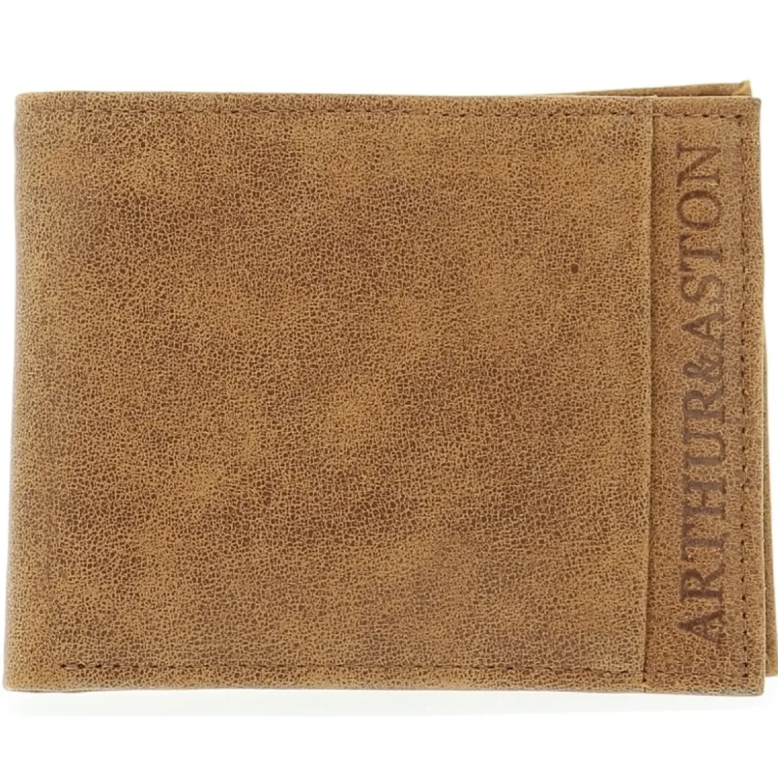 Arthur & AstonPortefeuille Cuir Vachette - Doublure Coton Marron noir