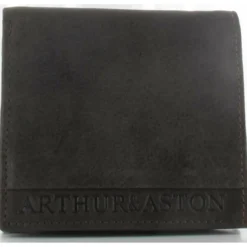 Arthur & AstonPORTEFEUILLE DEPLIANT - Cuir de Vachette chataigne