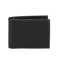 Arthur & AstonPortefeuille italien en cuir véritable noir