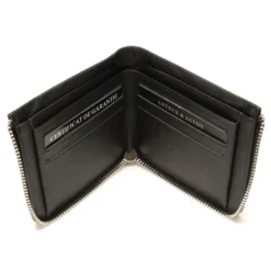 Arthur & AstonPortefeuille Italien 2 Volets Arthur & Aston - Cuir Noir Noir