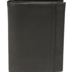 Arthur & AstonPortefeuille 2 Volets - Poche Monnaie Pression - CUIR Noir