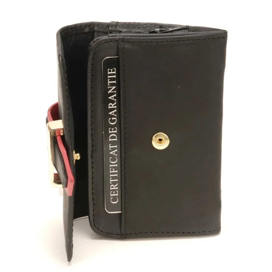 Arthur & AstonPorte monnaie et cartes - cuir vachette Noir