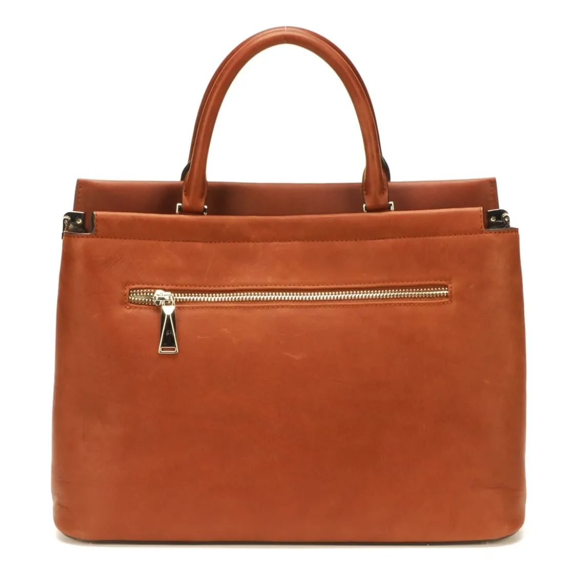 Arthur & AstonSac GM porté main/Bandoulière Cuir Cognac - Arthur & Aston Cognac