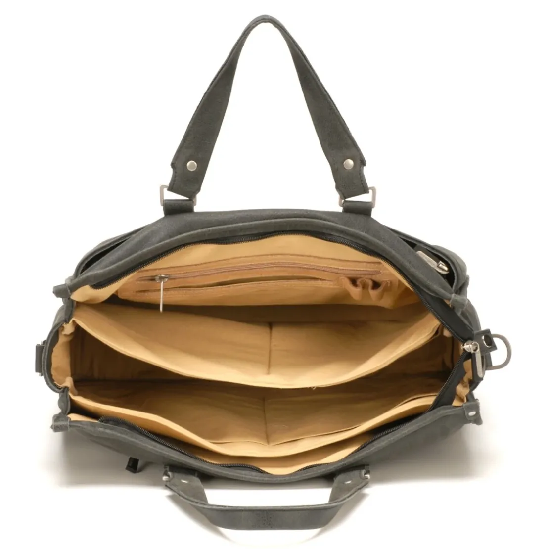 Arthur & AstonSac porte main souffletsG/bleu - Arthur&Aston - Cuir - Homme Noir