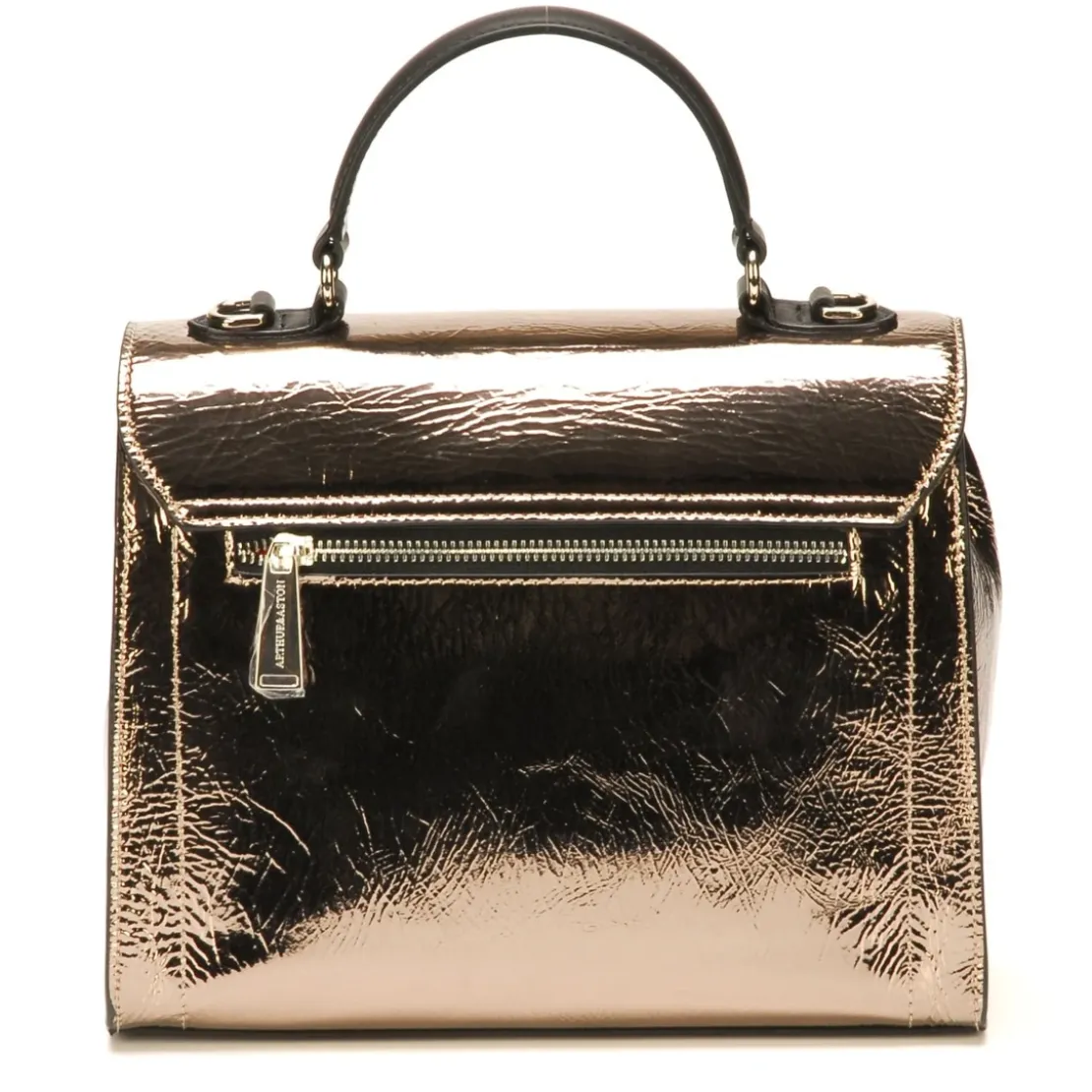 Arthur & AstonSac porté main/Bandoulière cuir doré - Arthur & Aston Rouge