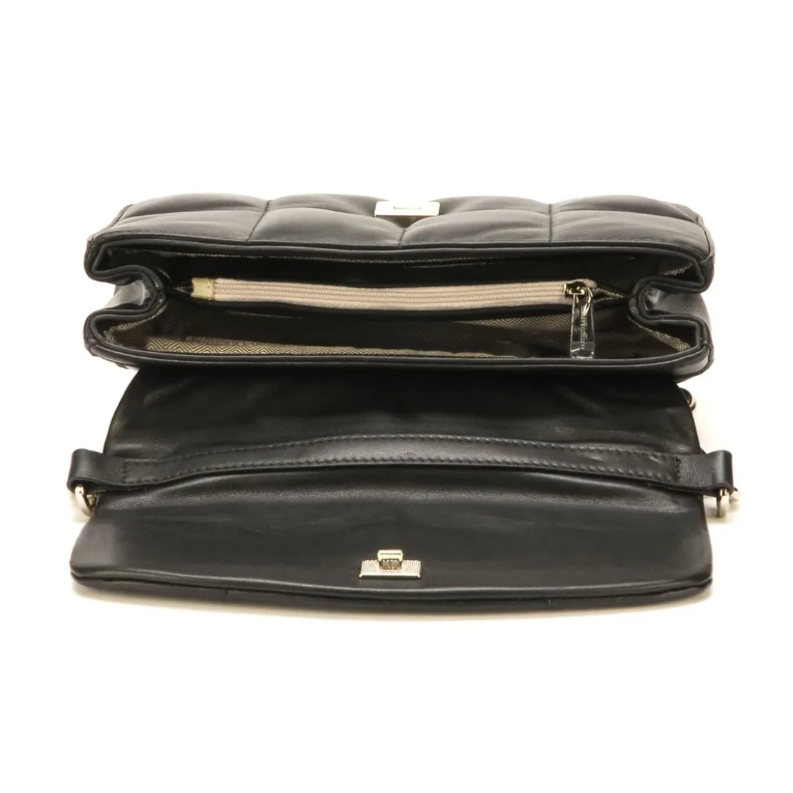Arthur & AstonSac porté main/Bandoulière cuir noir - Arthur & Aston Noir
