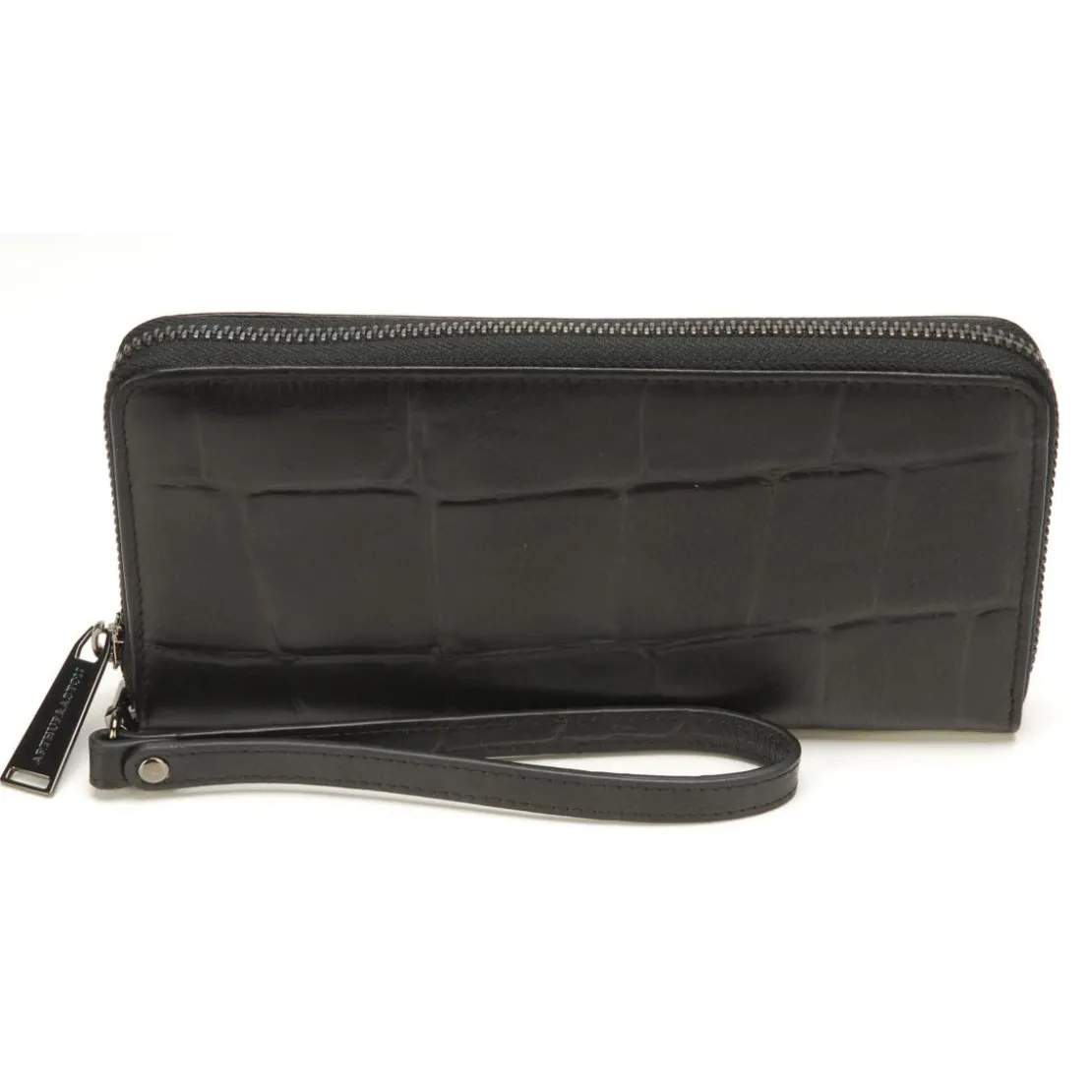 Arthur & AstonSac Shopping Arthur & Aston noir en cuir
