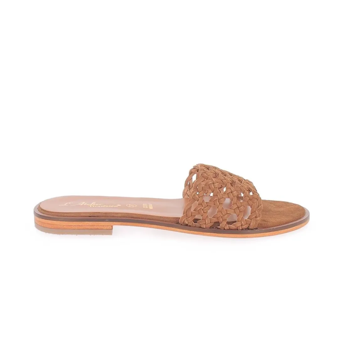 Atelier TropézienMules plates Femme En Cuir - Marron