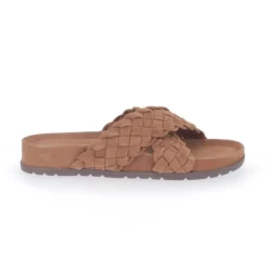 Atelier TropézienSandales croisées femme En Cuir - Marron