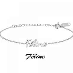 AthèmeBracelet Athème B2694-ARGENT-FELINE Femme
