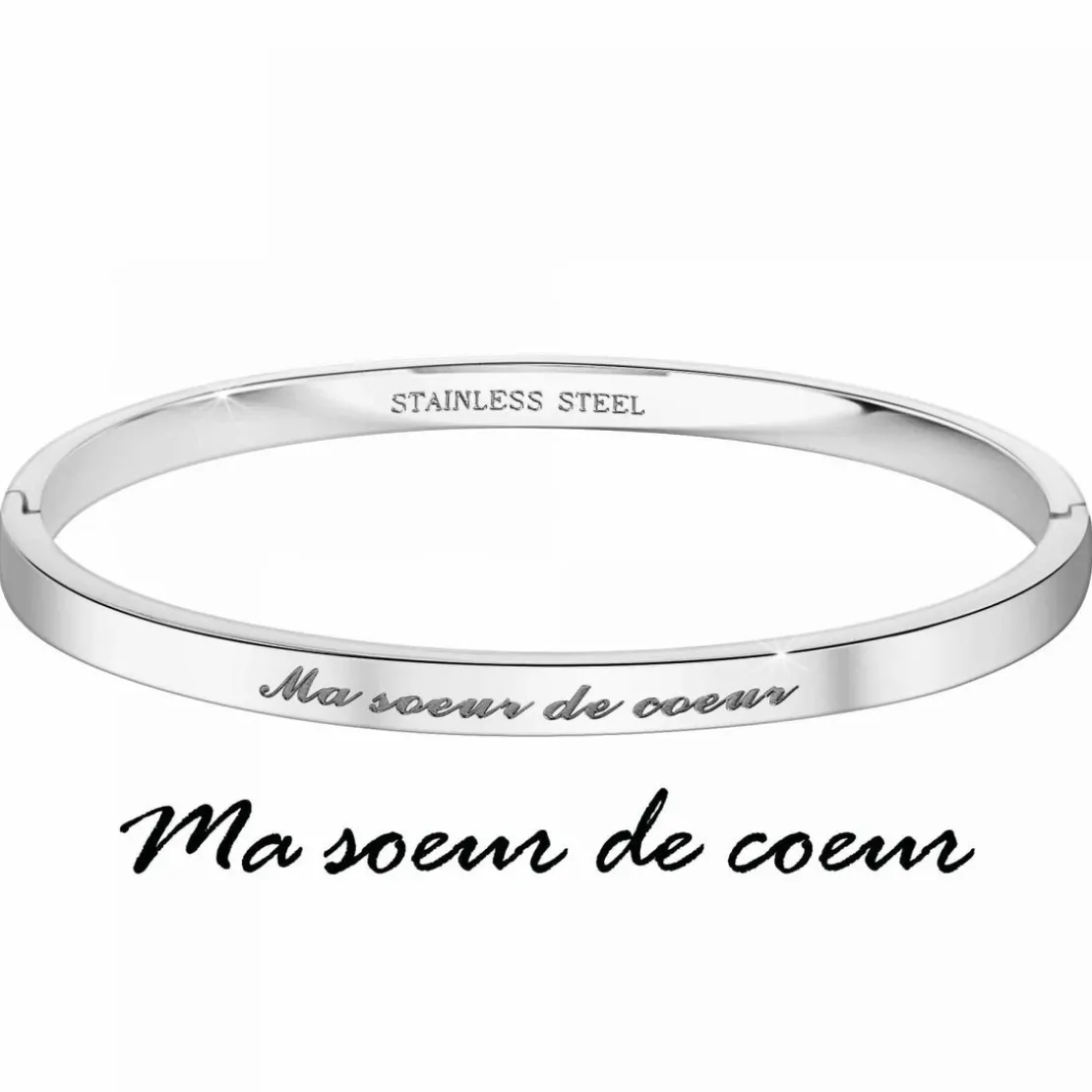 AthèmeBracelet Femme Athème - B2541-02-ARGENT Acier Argent