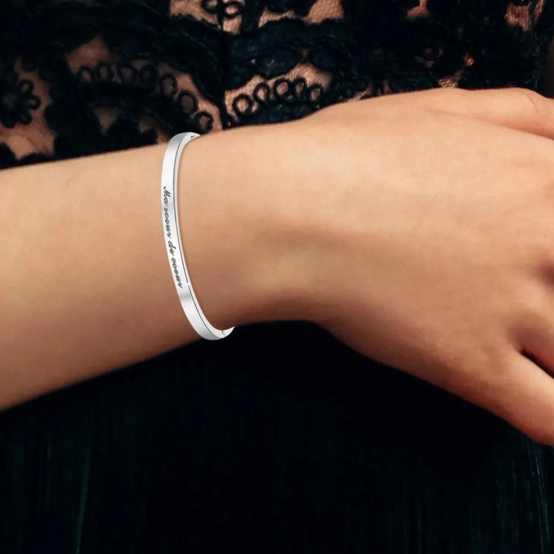 AthèmeBracelet Femme Athème - B2541-02-ARGENT Acier Argent