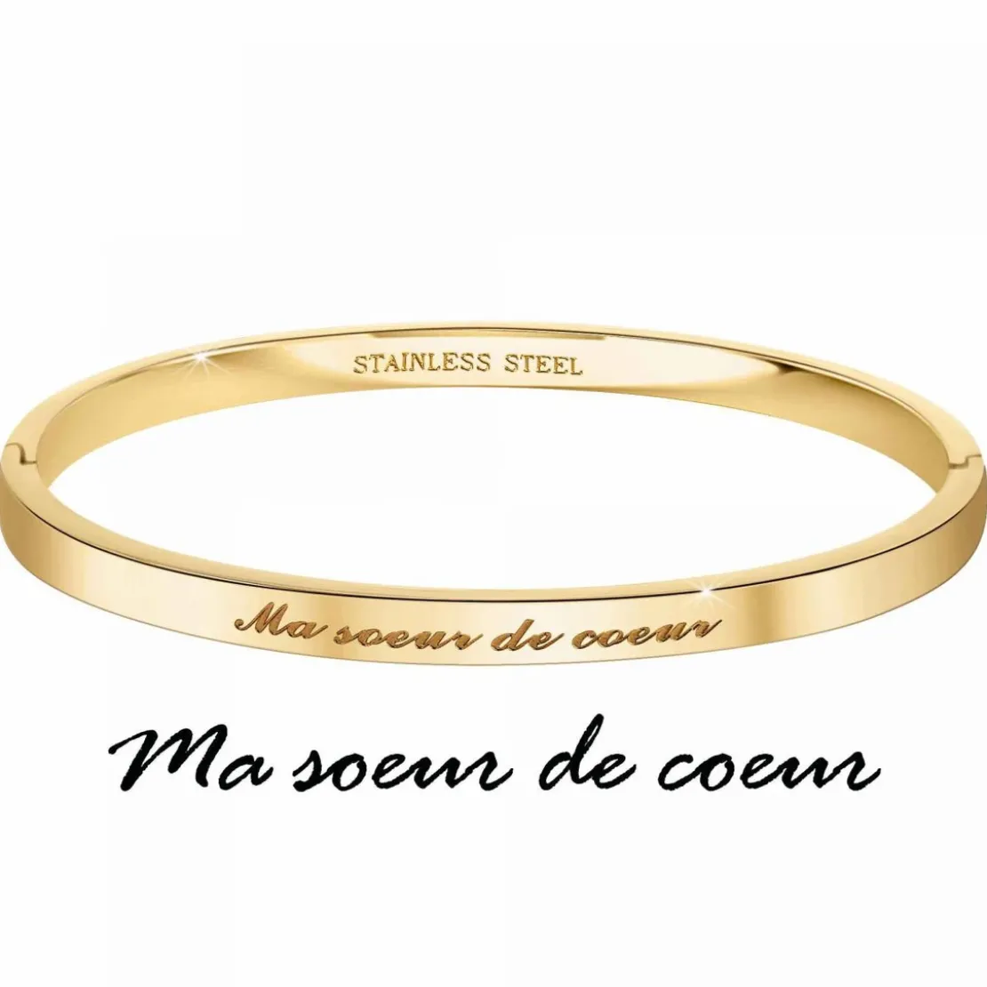 AthèmeBracelet Femme Athème - B2541-02-DORE Acier Doré