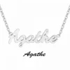 AthèmeCollier B2689-ARGENT-AGATHE