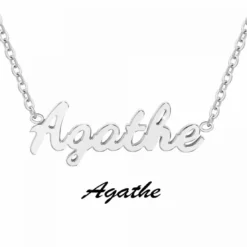 AthèmeCollier B2689-ARGENT-AGATHE