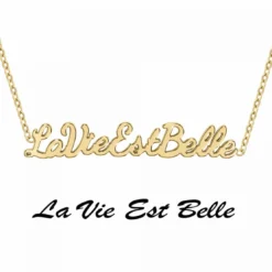 AthèmeCollier B2689-DORE-LAVIEESTBELLE