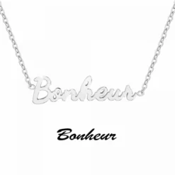 AthèmeCollier et pendentif Athème B2689-ARGENT-BONHEUR Femme