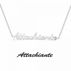 AthèmeCollier et pendentif Athème B2689-ARGENT-ATTACHIANTE Femme