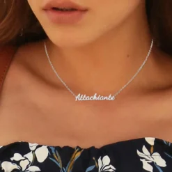 AthèmeCollier et pendentif Athème B2689-ARGENT-ATTACHIANTE Femme