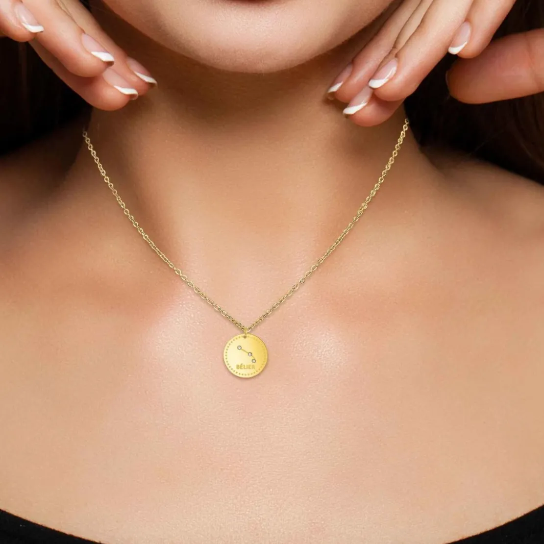 AthèmeCollier et pendentif Athème B2449-BELIER Femme