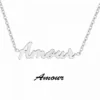 AthèmeCollier et pendentif Athème B2689-ARGENT-AMOUR Femme