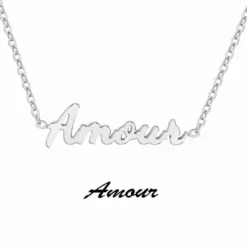 AthèmeCollier et pendentif Athème B2689-ARGENT-AMOUR Femme