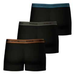 AthénaLot de 3 boxers Easy Recyclé Athena noir en coton
