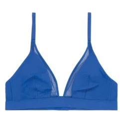 AthénaSoutien-gorge triangle sans armatures Tulle bleu