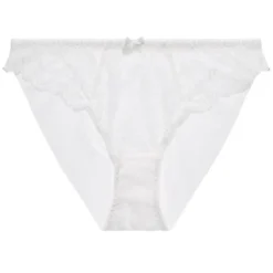 AubadeCulotte bresilienne blanche en dentelle- Danse des Sens
