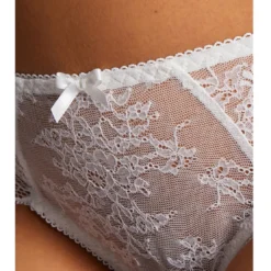 AubadeCulotte bresilienne blanche en dentelle- Danse des Sens