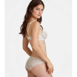 AubadeCulotte mini-cœur Blanche Encre de Chine- ENCRE DE CHINE