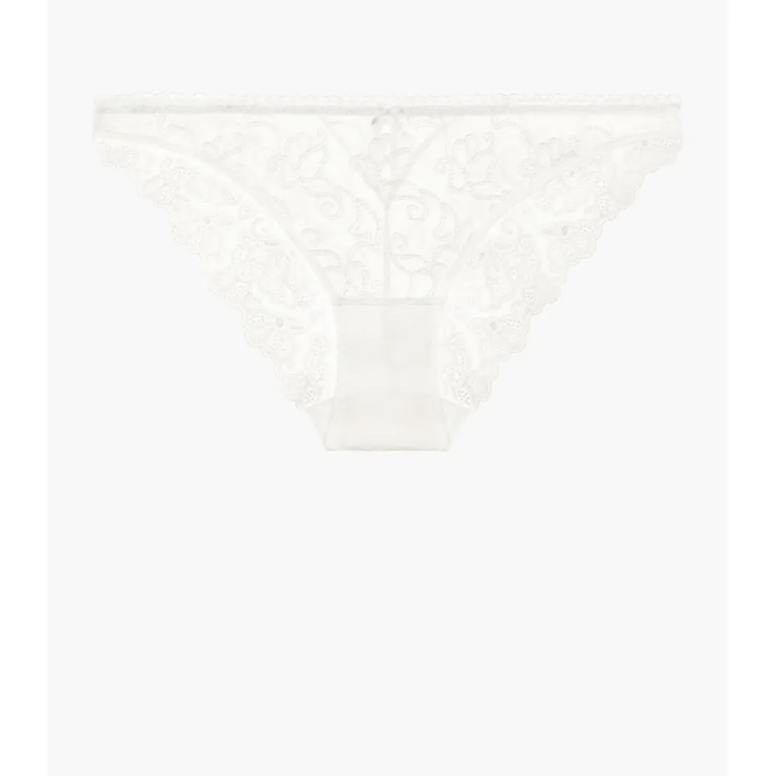 AubadeCulotte mini-cœur blanche- POUR TOUJOURS